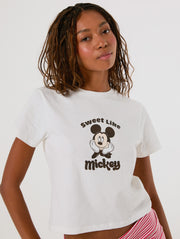 Disney Mickey Mouse Sweet Like Mickey Baby T-Shirt In White