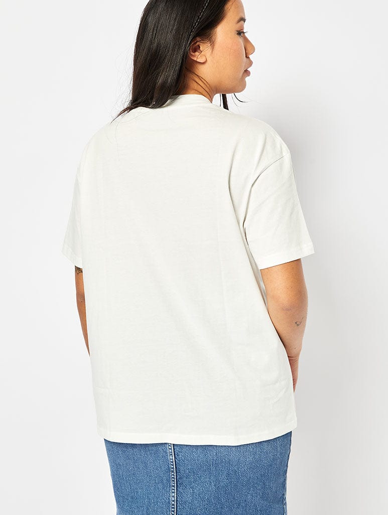 Disney Mickey Mouse T-Shirt In Ecru