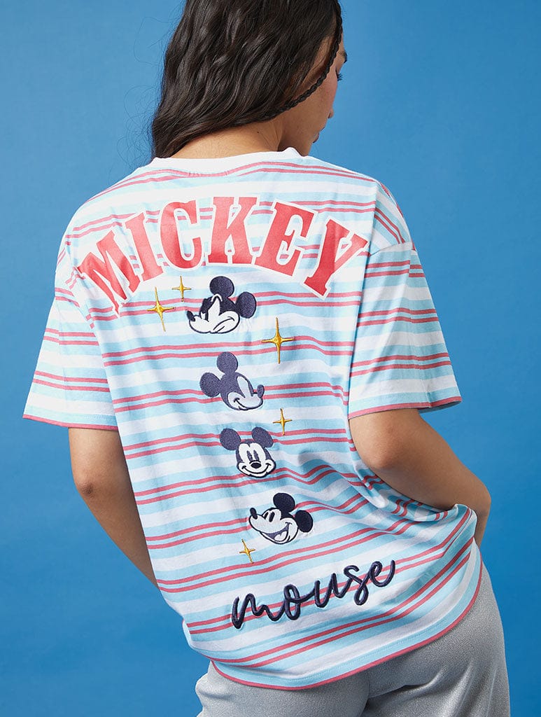 Disney Mickey Striped T-Shirt