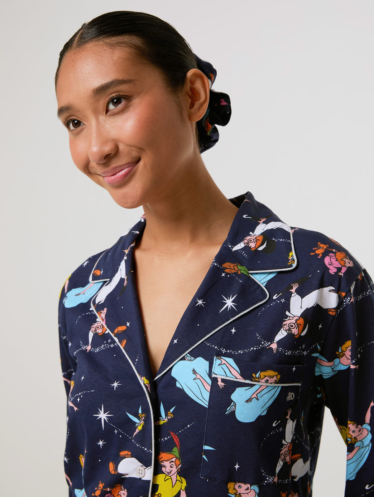 Disney Peter Pan Pyjama Set with Scrunchie - Image 2
