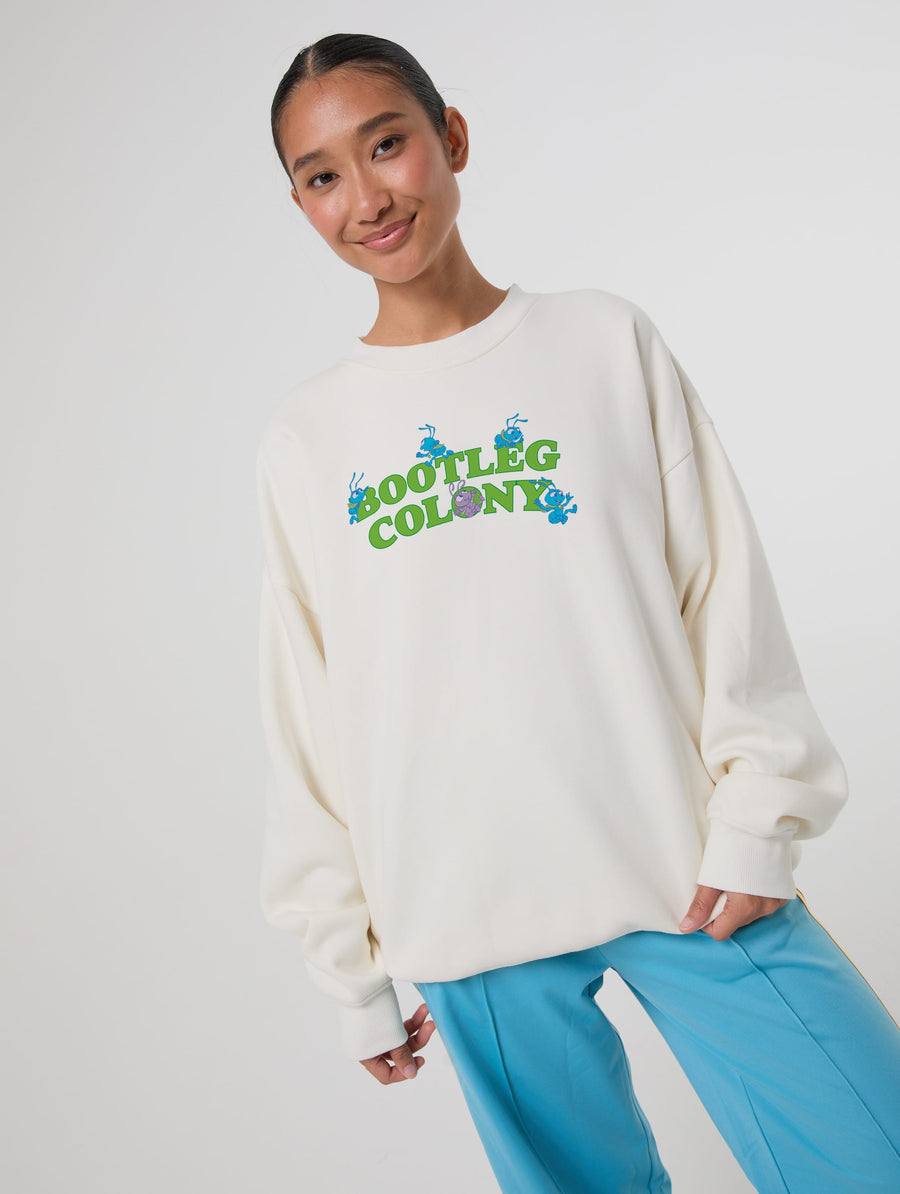 Disney Pixar A Bug’s Life Bootleg Colony Sweatshirt In White - Image 1