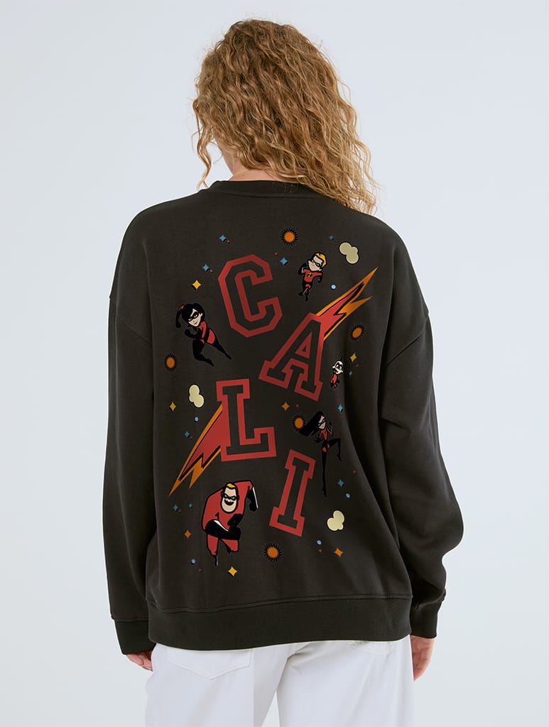 Disney Pixar The Incredibles Cali Sweatshirt In Black