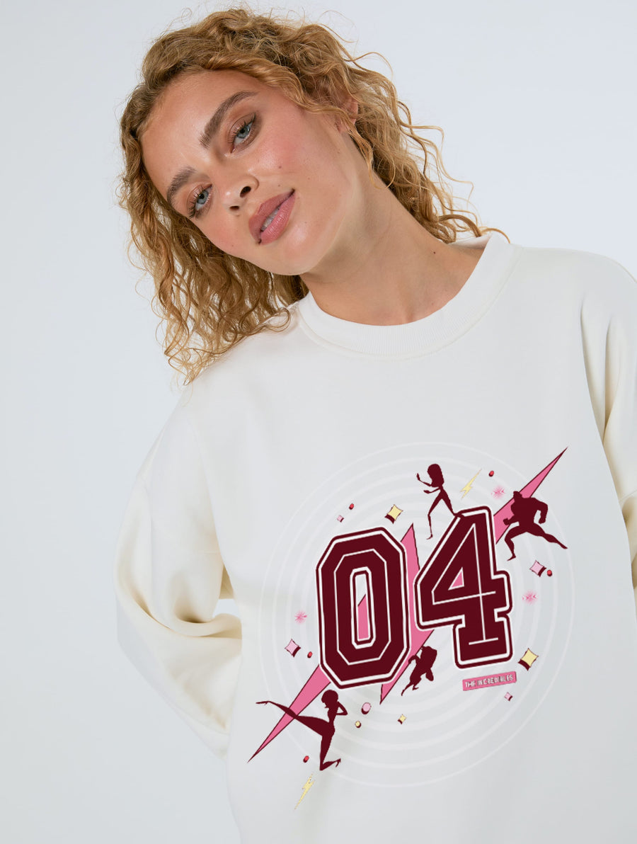 Disney Pixar The Incredibles Poster Sweatshirt In White - Image 1