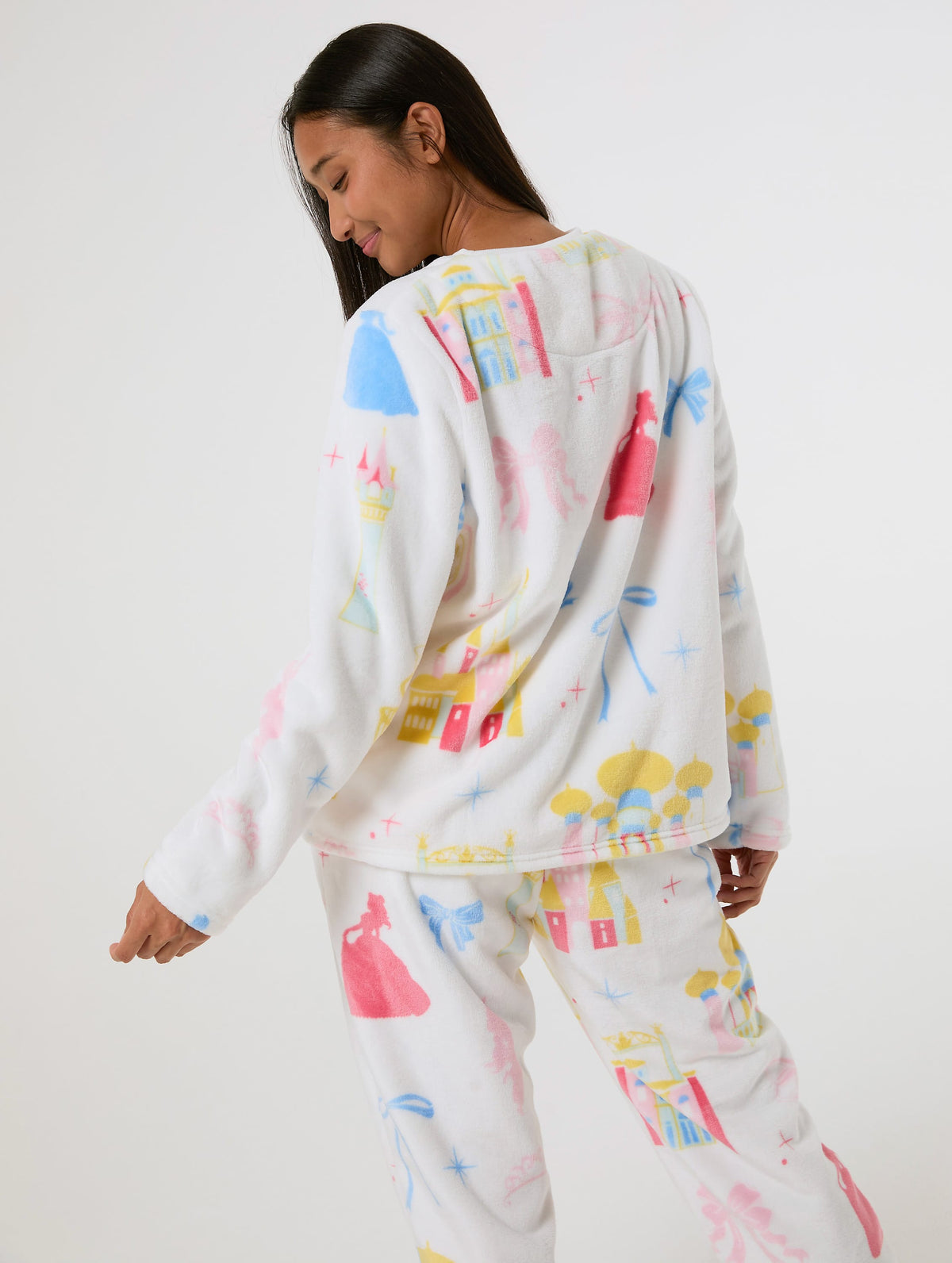 Disney Princess Glitter Fleece Twosie Set - Image 5