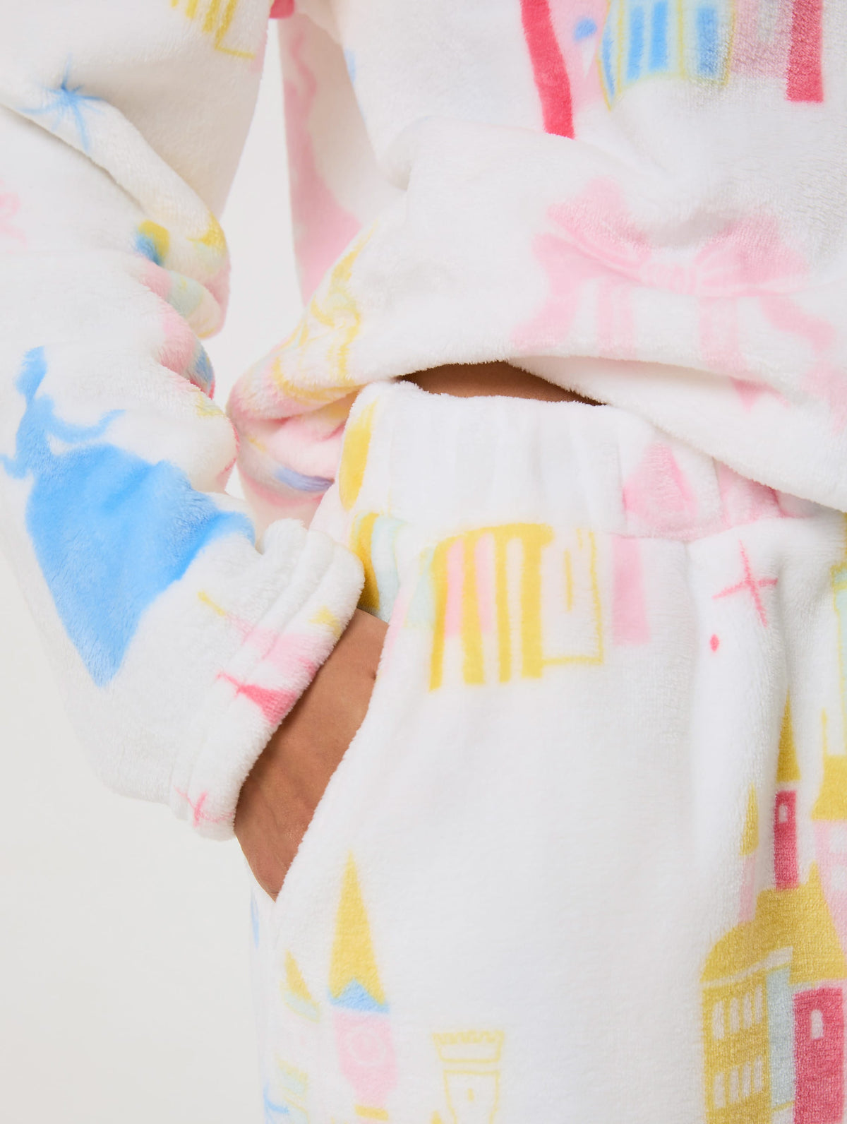 Disney Princess Glitter Fleece Twosie Set - Image 4