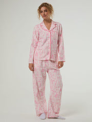 Disney Princess Stripe Pyjama Set with Scrunchie