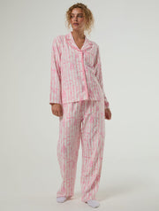 Disney Princess Stripe Pyjama Set with Scrunchie