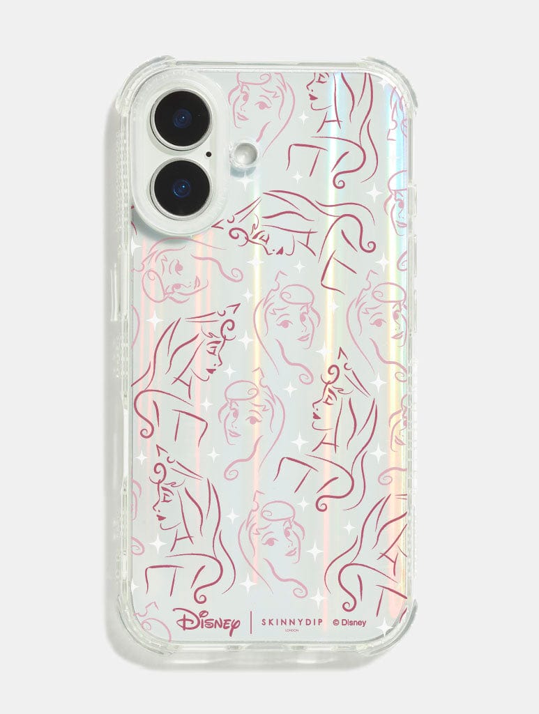 Disney Sleeping Beauty Doodle Shock iPhone Case - Image 1