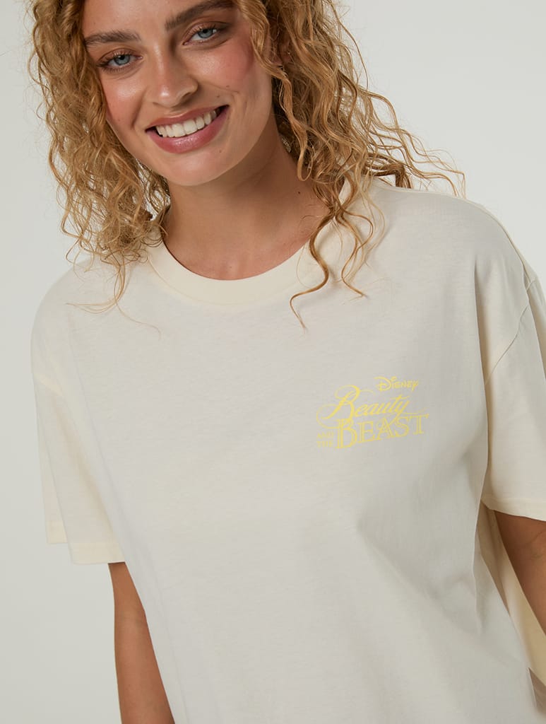 Disney Beauty And The Beast Poster T-Shirt - Image 2