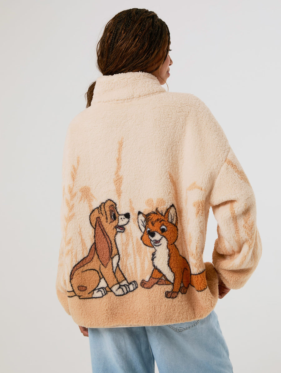 Disney The Fox and The Hound Fleece Jacket - Image 1