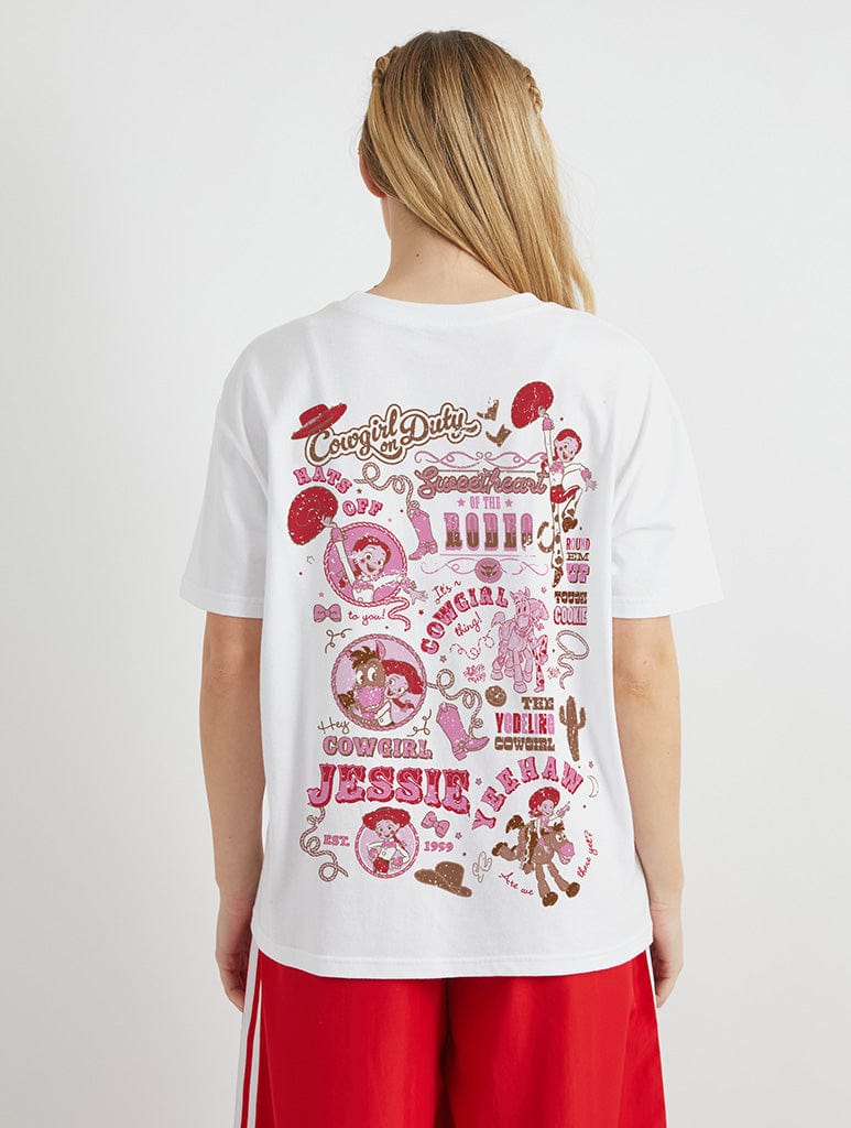 Disney Toy Story Jessie Poster T-Shirt In White - Image 1