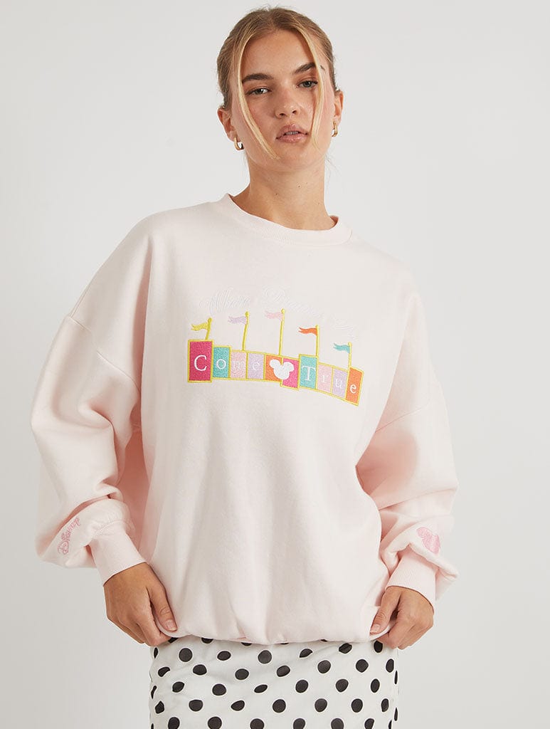 Disney Where Dreams Do Come True Oversized Sweatshirt - Image 1