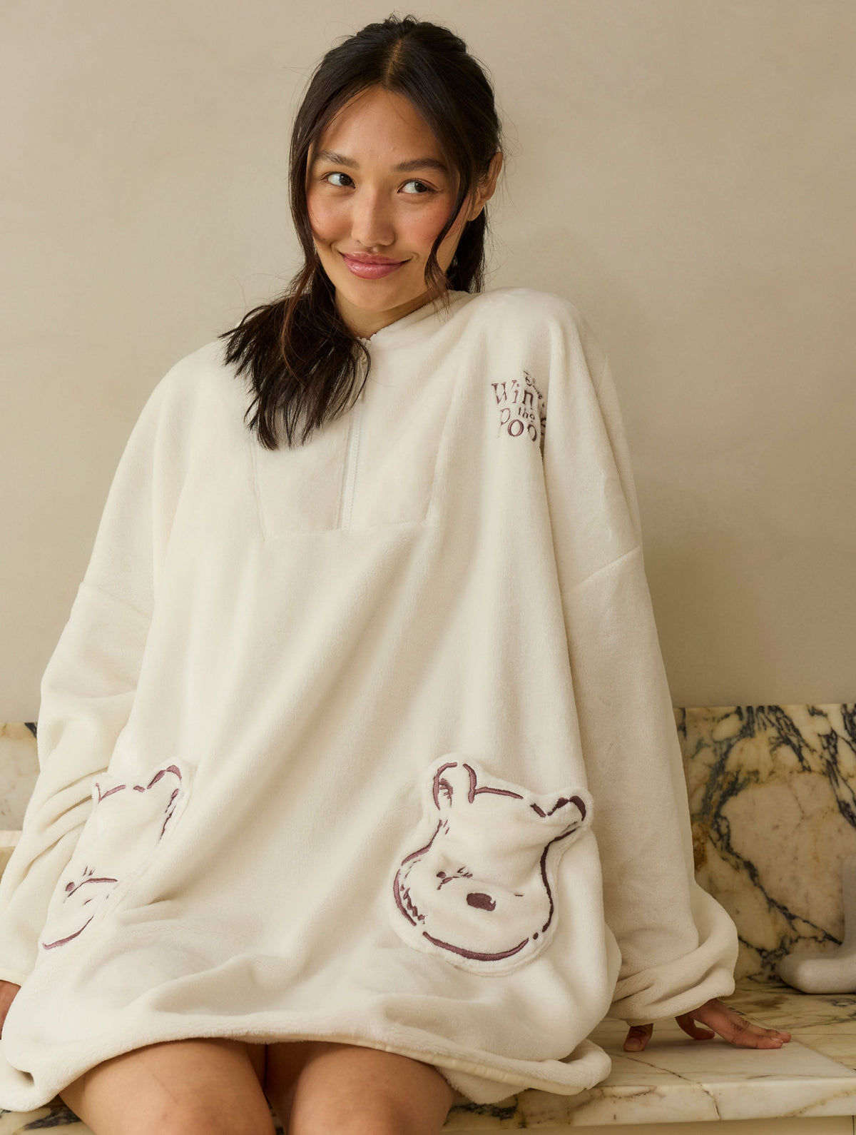 Disney Winnie the Pooh 3D Ears Blanket Hoodie - Image 5