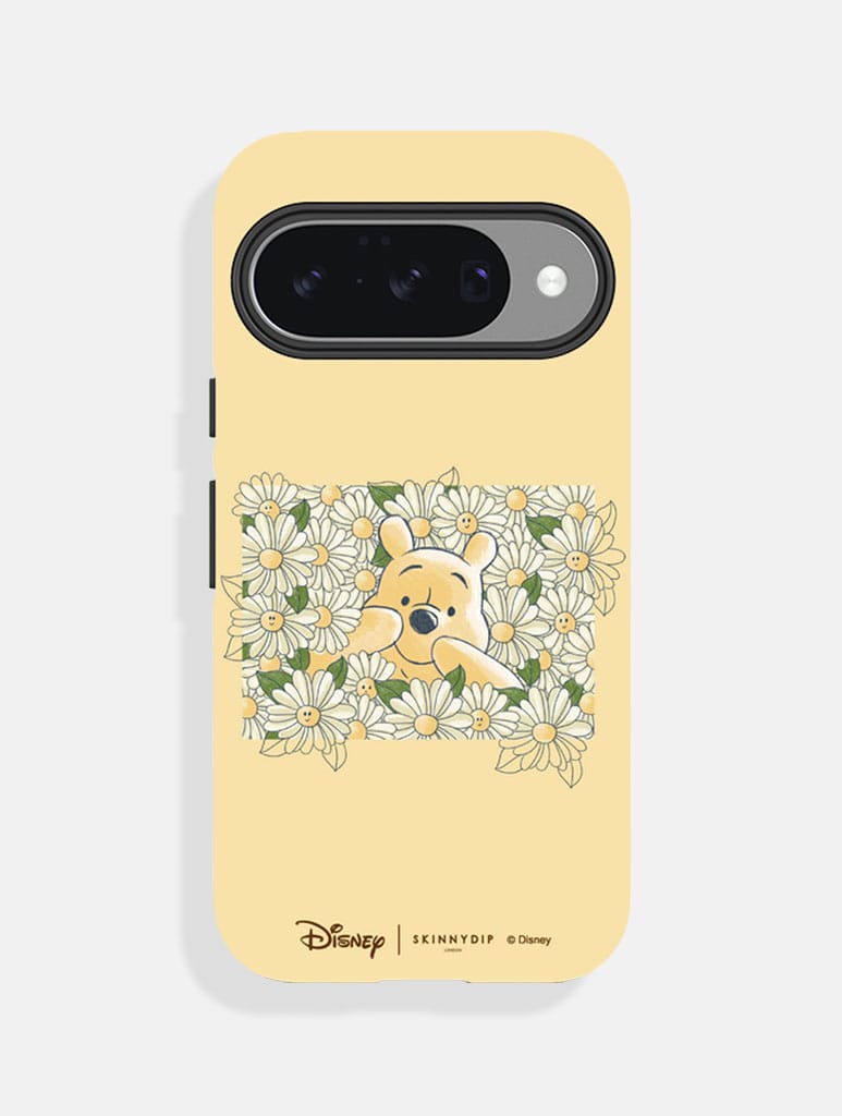 Disney Winnie The Pooh Butter Yellow Flower Ultra Protective Google Pixel Case - Image 1