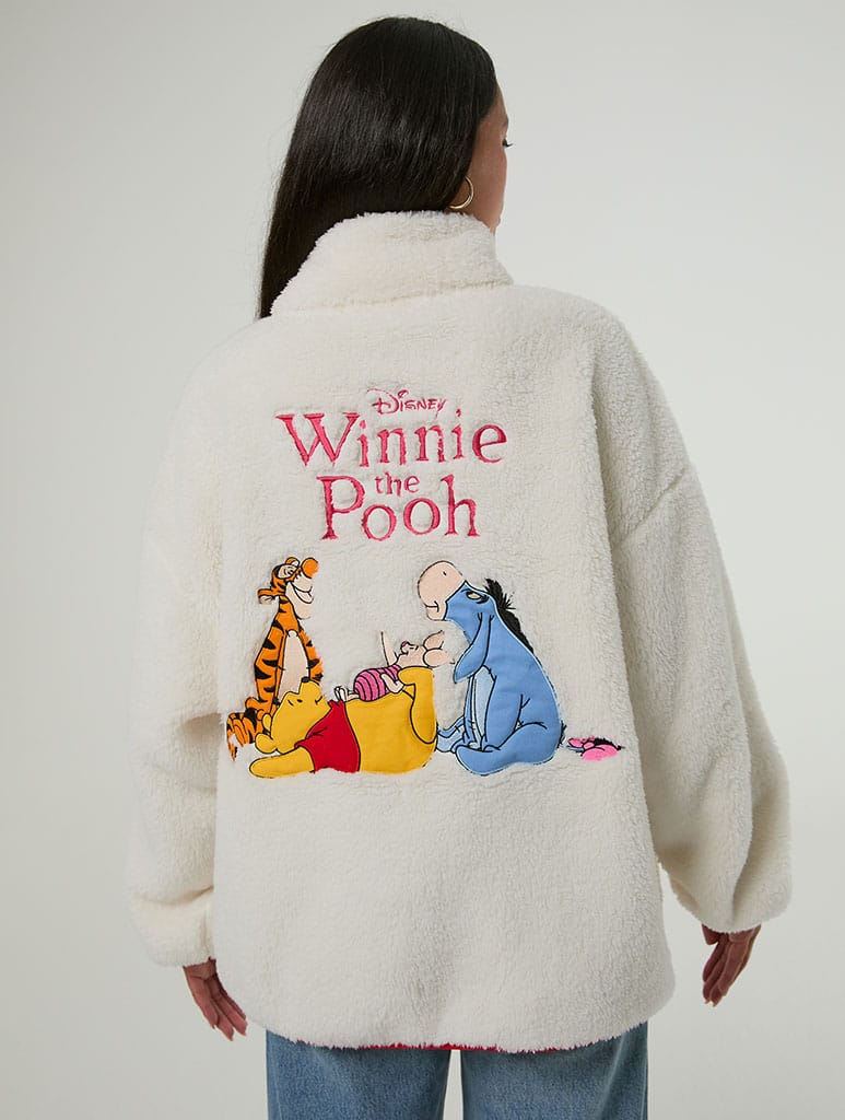 Disney Winnie the Pooh Embroidered Fleece Jacket
