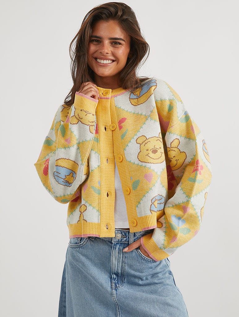 Disney Winnie The Pooh Knitted Cardigan - Image 1