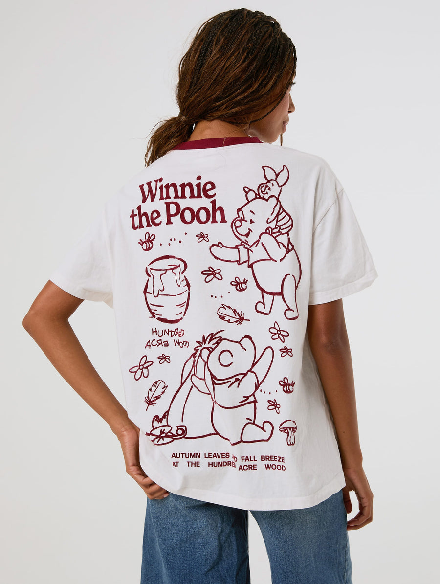 Disney Winnie The Pooh Outline T-Shirt - Image 1