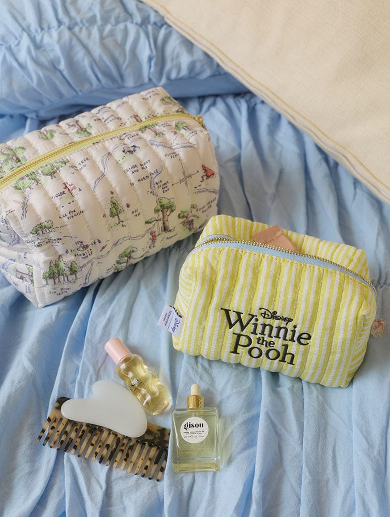 Disney Winnie the Pooh Quilted Makeup Bag Set - Image 1