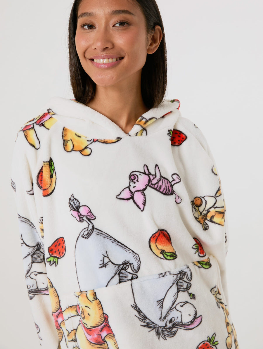 Disney Winnie the Pooh Strawberry Blanket Hoodie