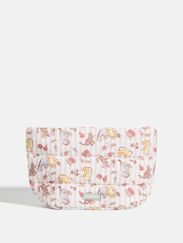 Disney Winnie the Pooh Vintage Stripe Pillow Pouch - Image 1