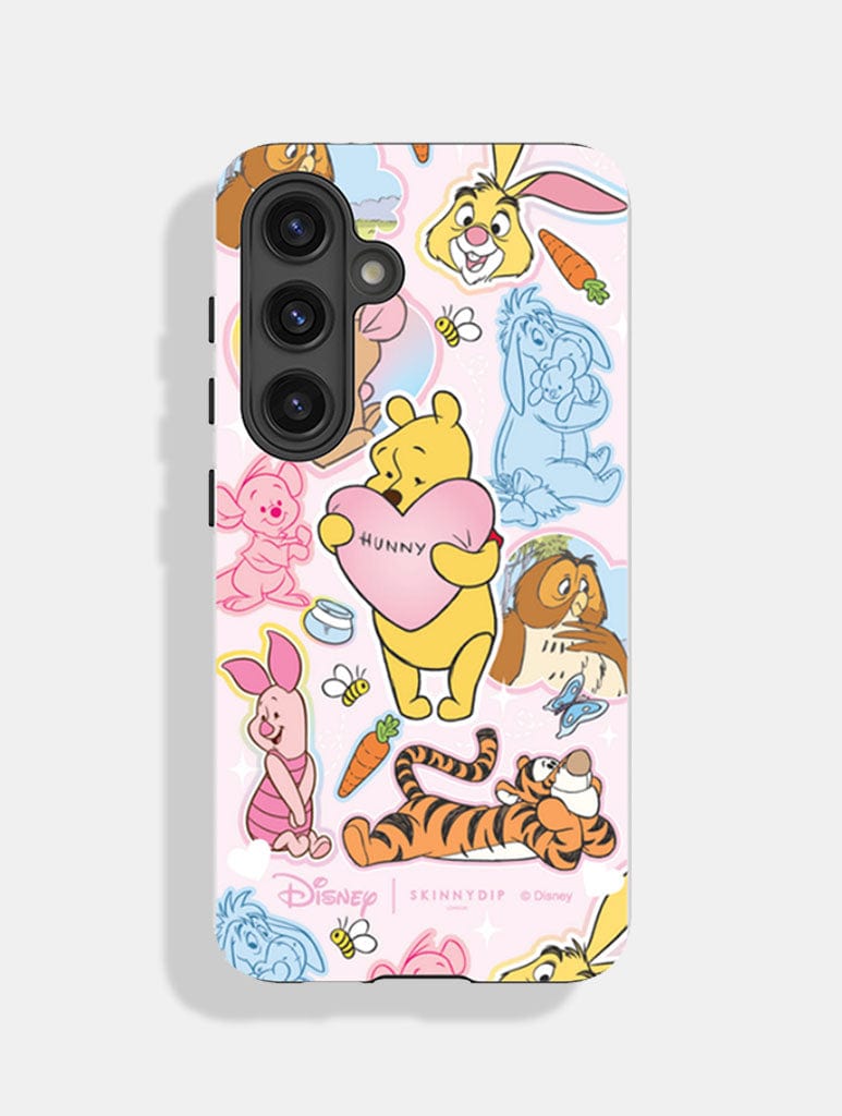Disney x Skinnydip Winnie the Pooh Cute Sticker Ultra Protective Android Case - Image 1