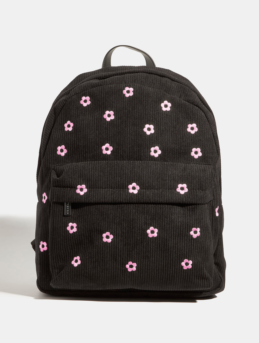 Ditsy Flower Embroidered Backpack - Image 1