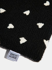 Ditsy Heart Fuzzy Laptop Case