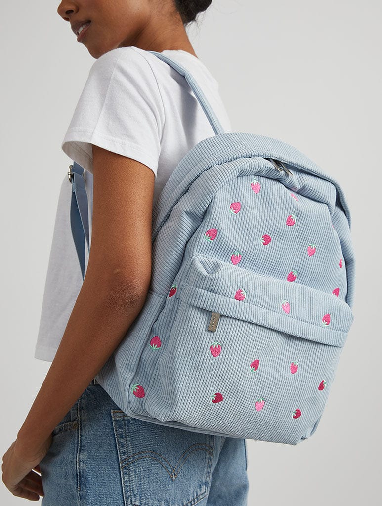 Ditsy Strawberry Backpack - Image 1