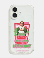 Elf x Skinnydip Santa, I Know Him! Shock iPhone Case