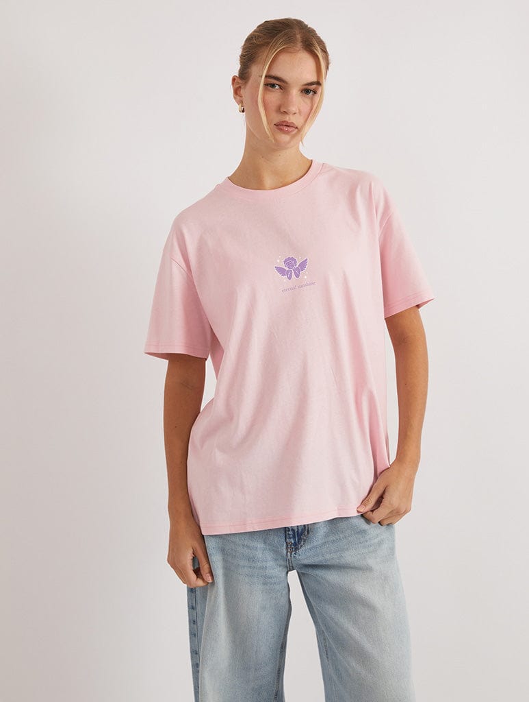 Eternal Sunshine Album T-Shirt In Pink