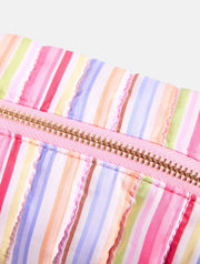 Exotic Flower Quilted Makeup Bag Set