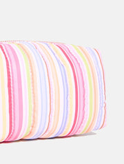 Exotic Flower Quilted Makeup Bag Set
