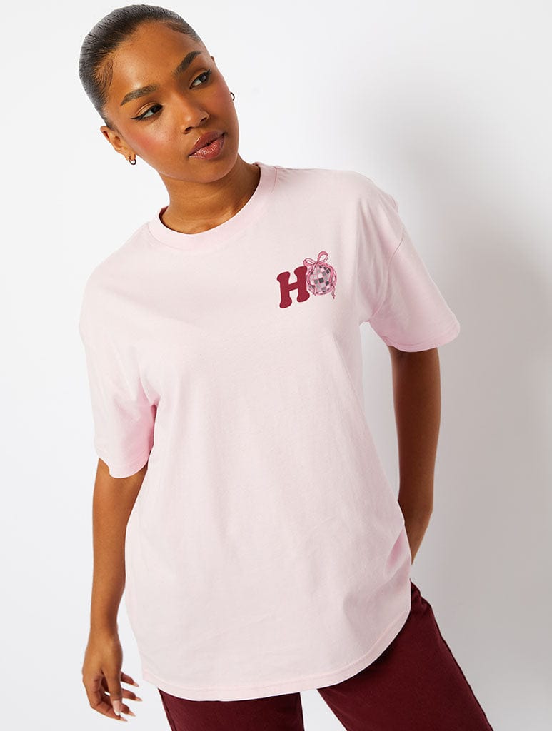Festive As Fuck T-Shirt in Pink - Image 2