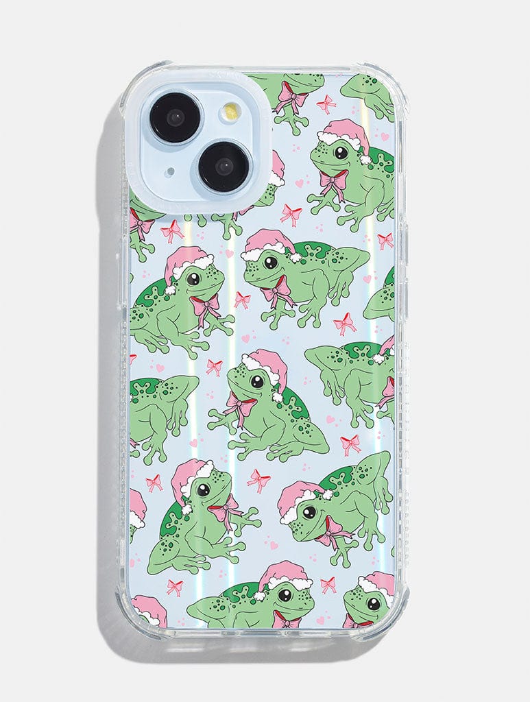 Festive Frog Shock iPhone Case - Image 1