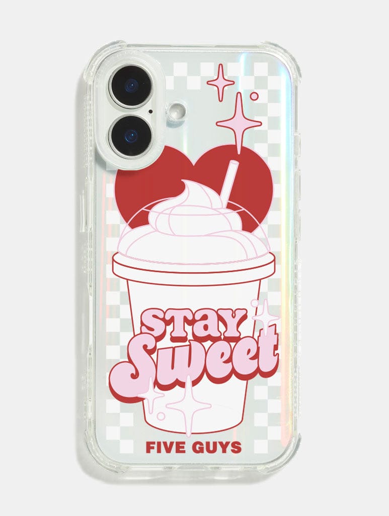 Five Guys x Skinnydip Stay Sweet Shock iPhone Case - Image 1