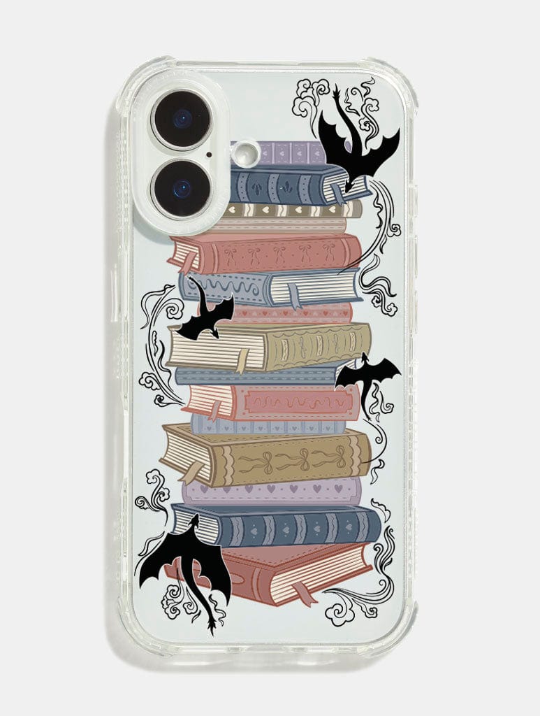 Fourth Wing Library Shock iPhone Case - Image 1