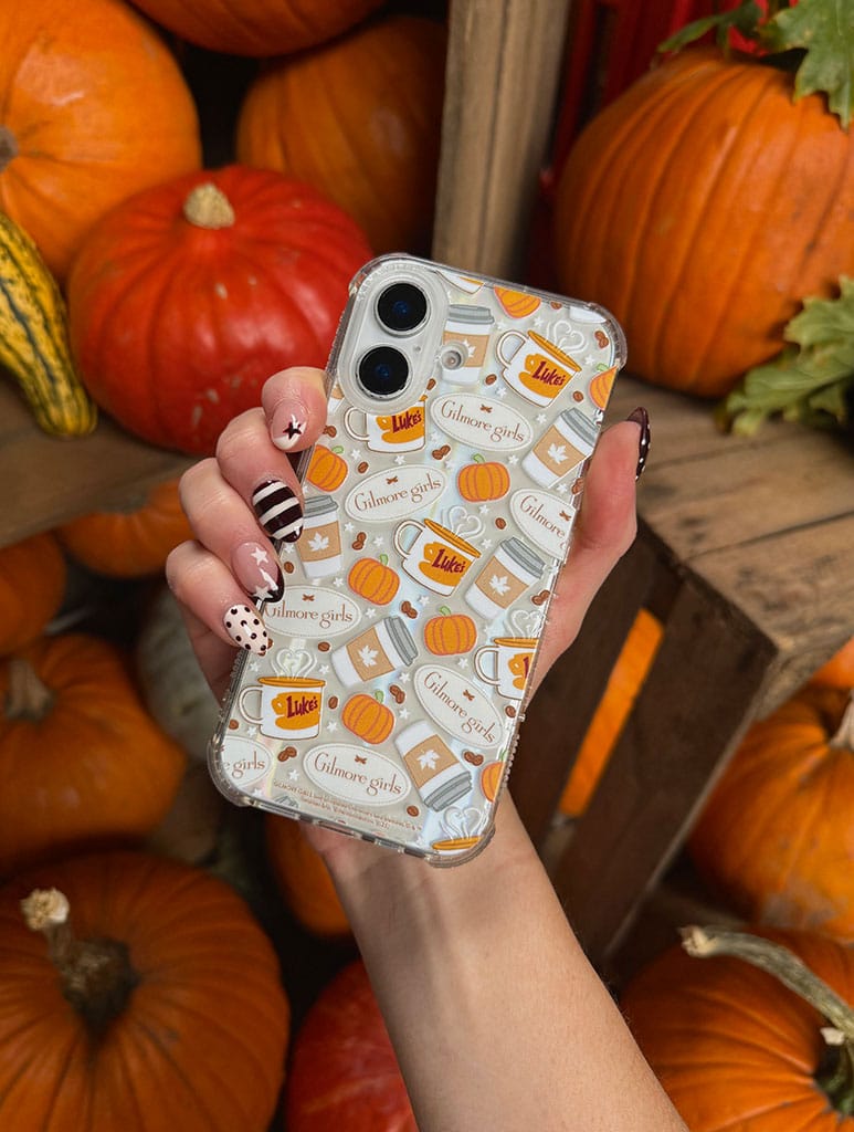 Gilmore Girls x Skinnydip Coffee Pattern Shock iPhone Case