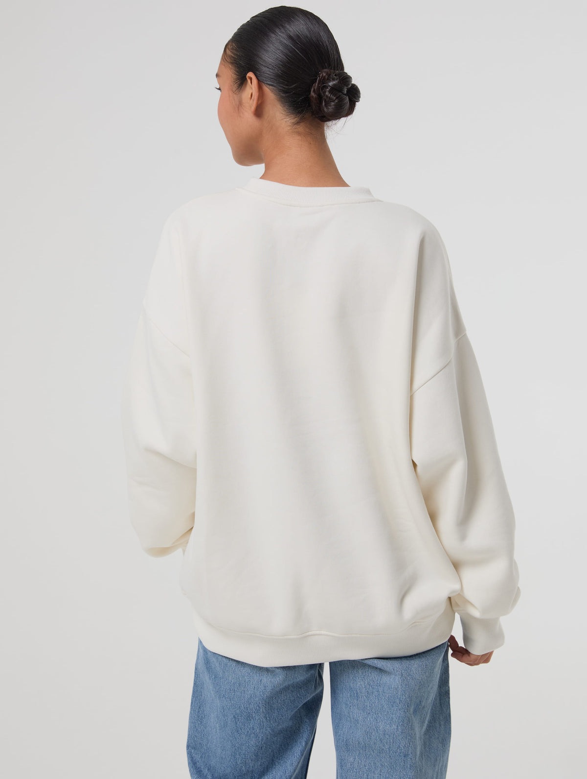 Gilmore Girls x Skinnydip I'd Rather Be in Stars Hollow Sweatshirt In White - Image 2