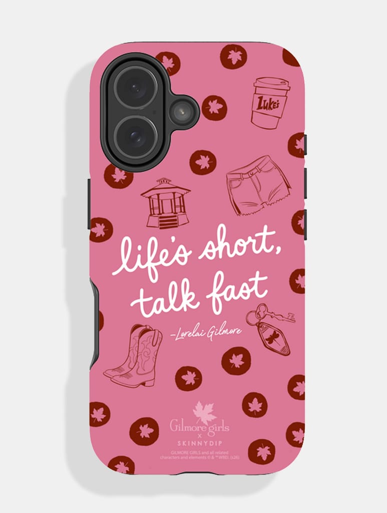 Gilmore Girls x Skinnydip 'Life's Short Talk Fast' Ultra Protective iPhone Case - Image 2