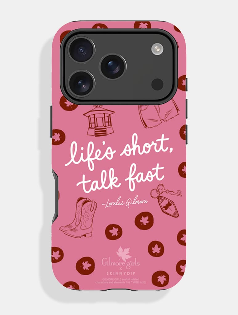 Gilmore Girls x Skinnydip 'Life's Short Talk Fast' Ultra Protective iPhone Case - Image 1