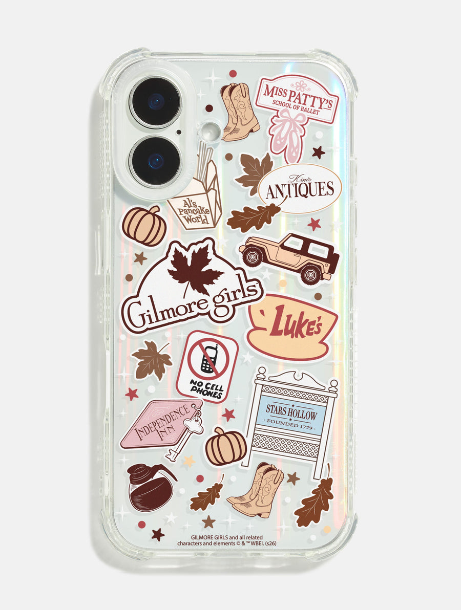 Gilmore Girls x Skinnydip Stars Hollow Sticker Shock iPhone Case - Image 1