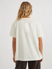 Hello Kitty x Skinnydip Candy Cane Bow T-Shirt In White
