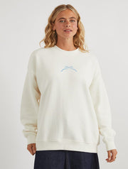 Hello Kitty x Skinnydip Icy Blue Sweatshirt In White