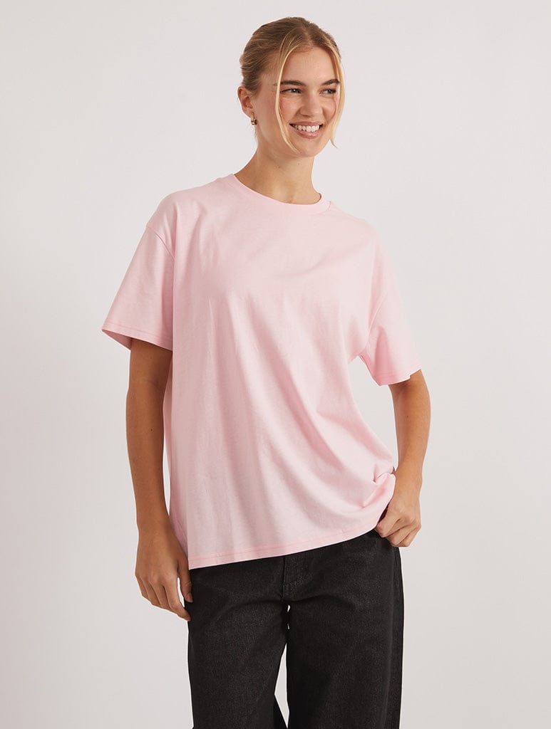 Hello Kitty x Skinnydip Kuromi Naughty Or Nice T-Shirt in Pink