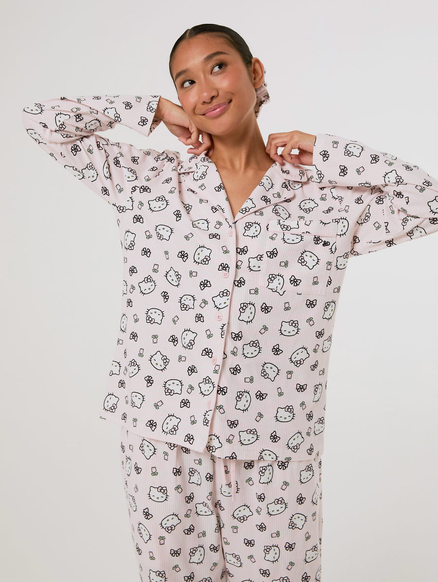 Hello Kitty x Skinnydip Pyjama Set with Scrunchie - Image 1
