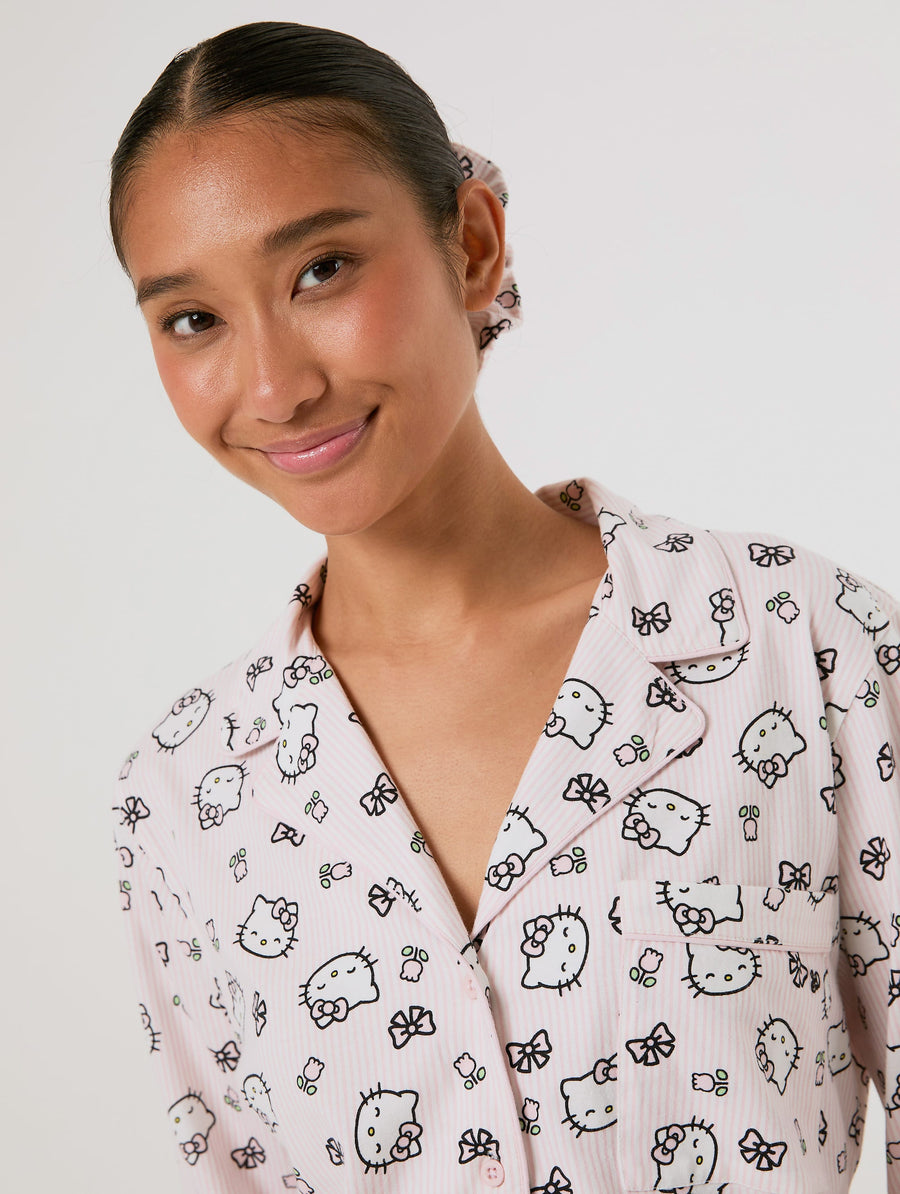 Hello Kitty x Skinnydip Pyjama Set with Scrunchie
