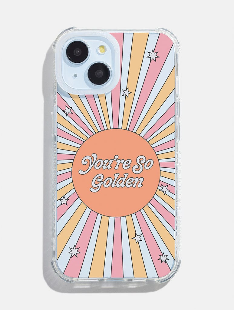 Hollie Graphik x Skinnydip You're So Golden Shock iPhone Case - Image 1