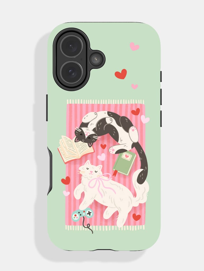 Hopscotch Paper Co x Skinnydip Cats On A Rug Ultra Protective iPhone Case