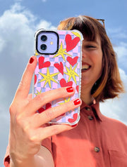 Juani Bengali x Skinnydip Hearts And Stars Shock iPhone Case