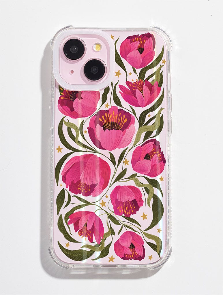 Kate Fox x Skinnydip Pink Floral Shock iPhone Case - Image 1